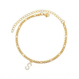 "Initials" Anklet - SophiaJewels