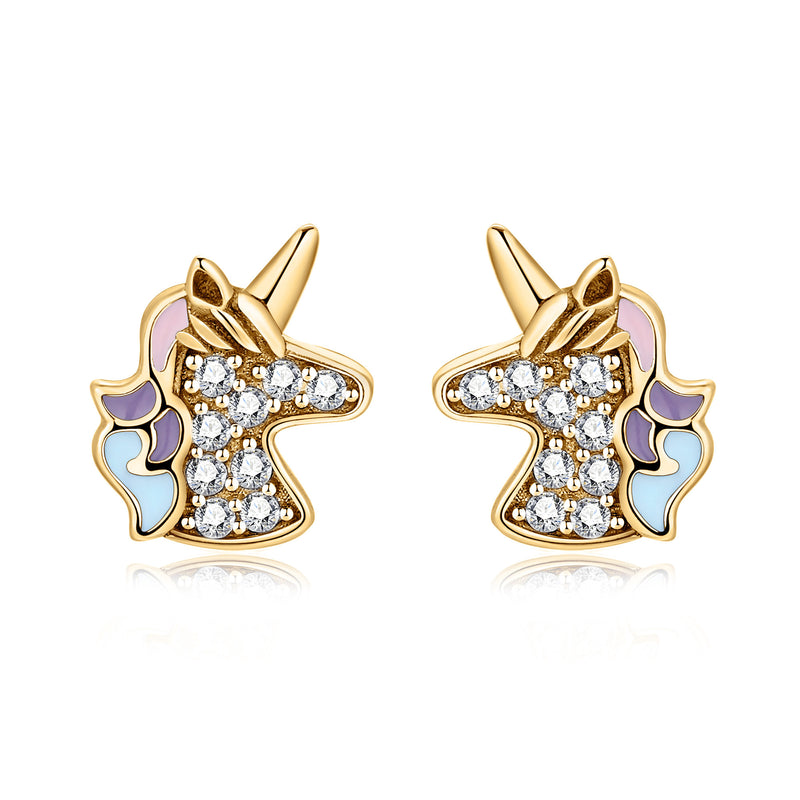 "Unicorn Glitter Colour" Earrings