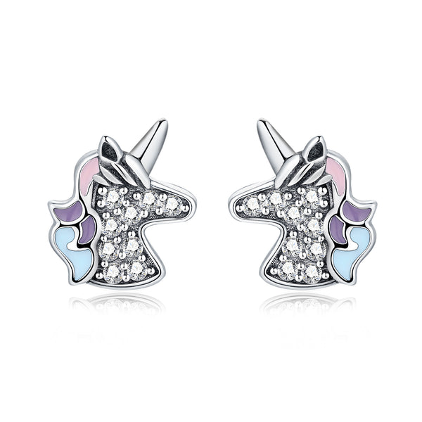 "Unicorn Glitter Colour" Earrings