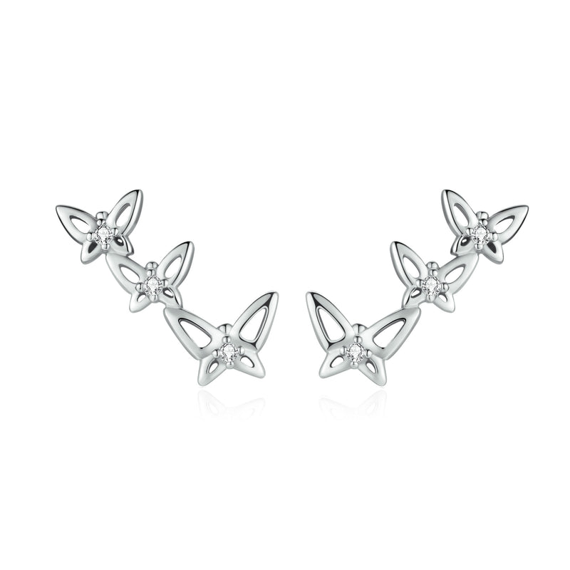 "Triple Butterflies" Earrings