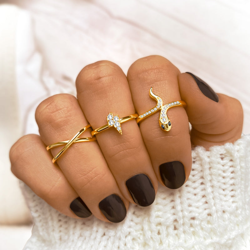 "Double" Midi Ring