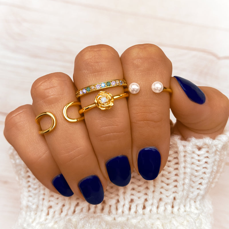 "Double Pearl" Ring