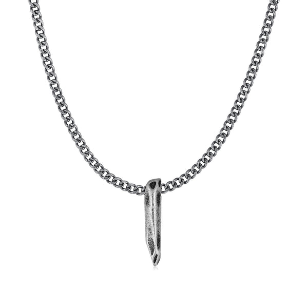 "Obsidian" BRAVE Men's Necklace