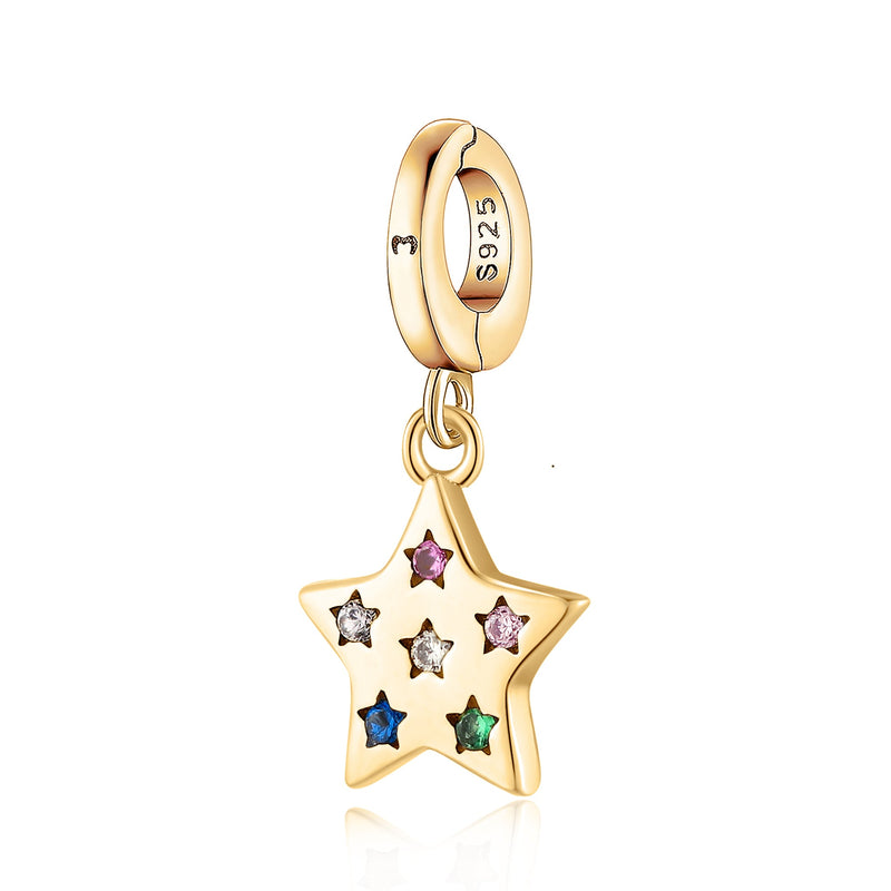 "Multicolour Stars" Charm - SophiaJewels