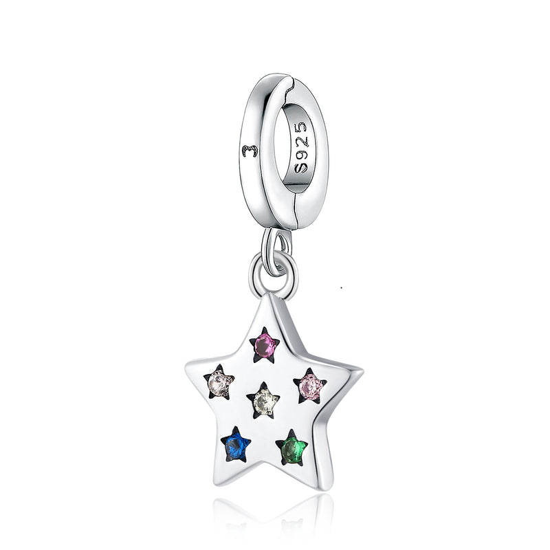 "Multicolour Stars" Charm - SophiaJewels