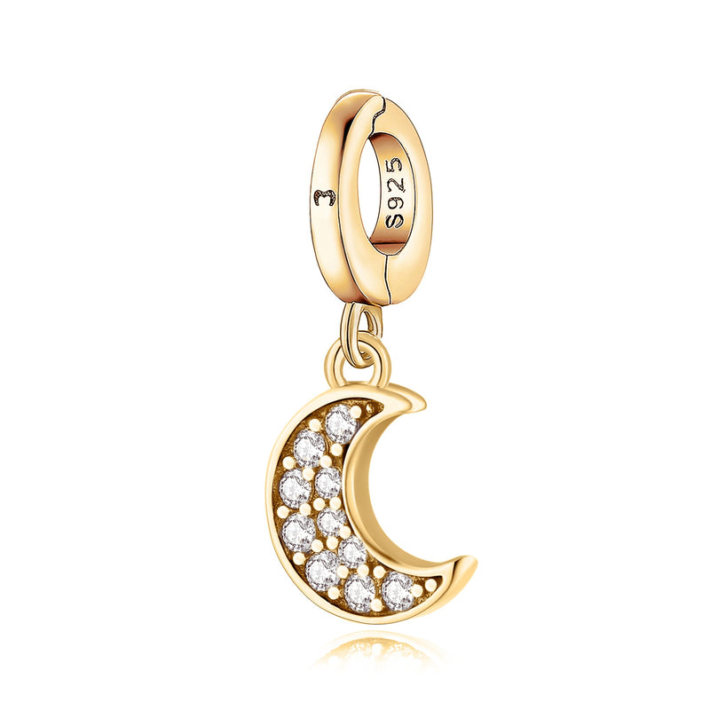 "Zirconia Moon" Charm - SophiaJewels