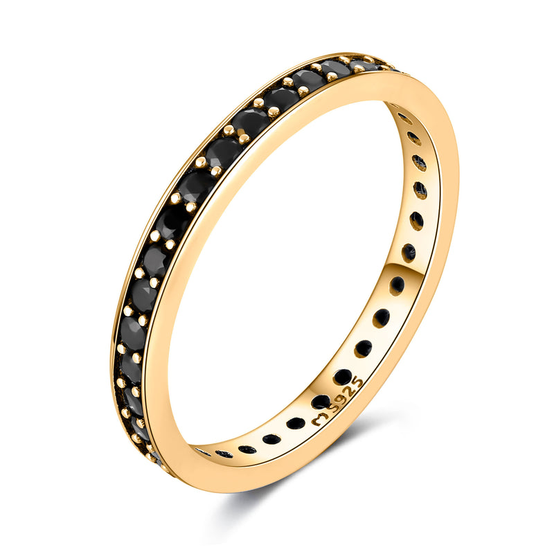 "Black Zirconias" Ring