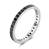 "Black Zirconias" Ring