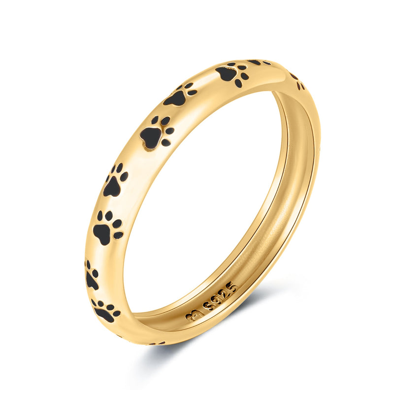 "Paw Print Marks" Ring - SophiaJewels