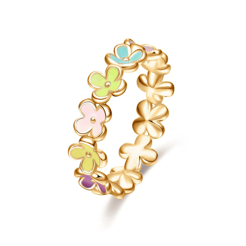 "Colorful Flowers" Ring - SophiaJewels