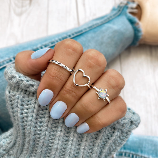 "Waves" Ring