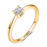 "Solitaire Zirconia" Ring - SophiaJewels