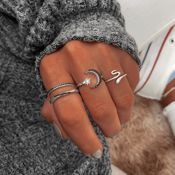 "Crescent Moon" Ring