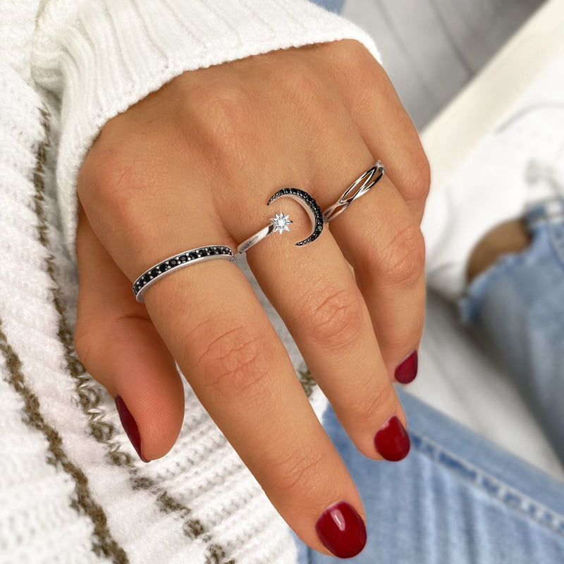 "Crescent Moon" Ring