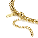 "Element" BRAVE men Necklace /Black/Gold - SophiaJewels