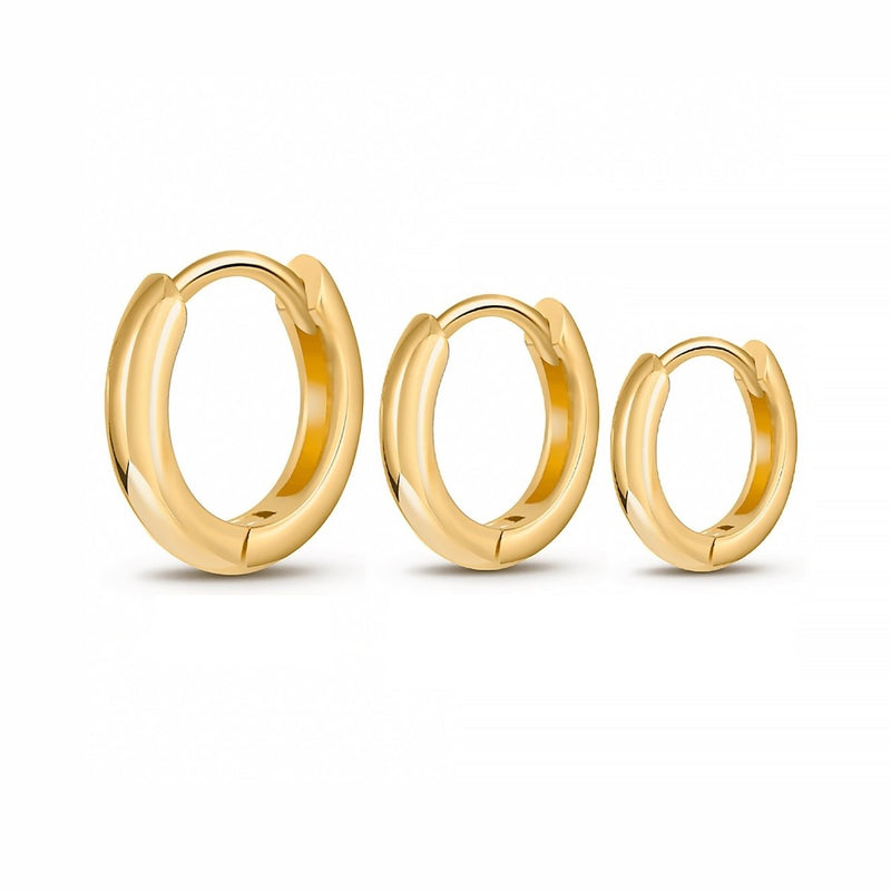 "3-Hoops" Earrings