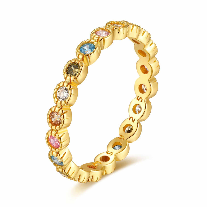 "Circular Colourful" Ring - SophiaJewels