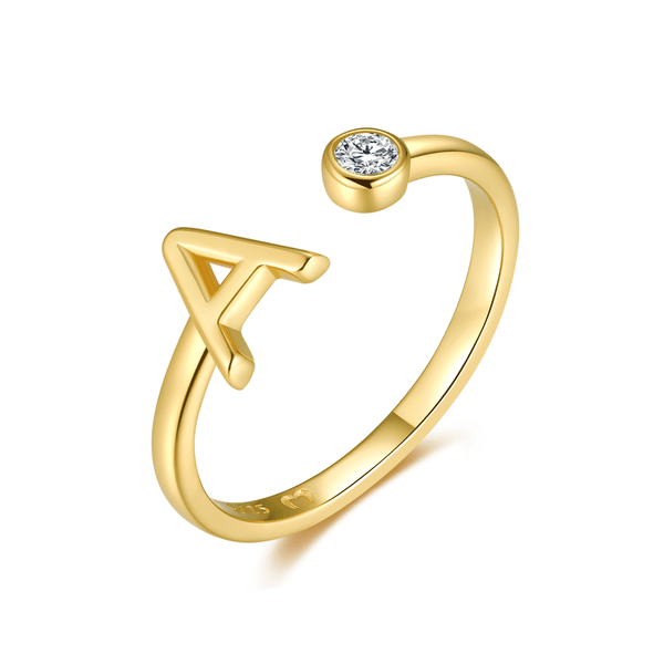 "Top Letter" Ring - SophiaJewels