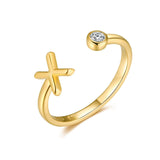 "Top Letter" Ring - SophiaJewels