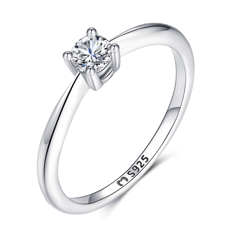 "Solitaire Zirconia" Ring - SophiaJewels