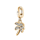 "Shiny Palm Tree" Charm - SophiaJewels