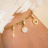 "Shining Heart" Charm - SophiaJewels