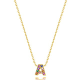 "Shinny Initial" Necklace - SophiaJewels