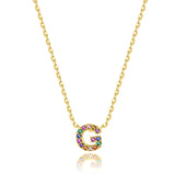 "Shinny Initial" Necklace - SophiaJewels