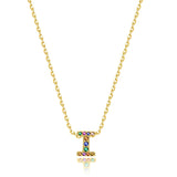 "Shinny Initial" Necklace - SophiaJewels