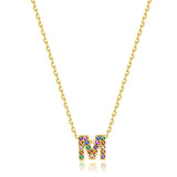 "Shinny Initial" Necklace - SophiaJewels