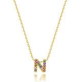 "Shinny Initial" Necklace - SophiaJewels