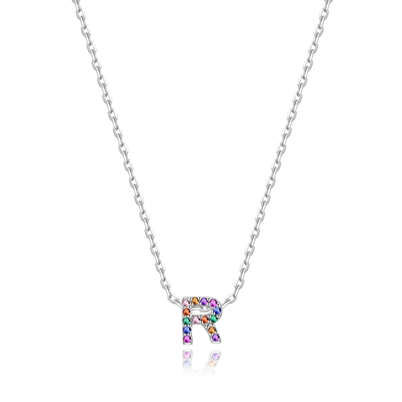 "Shinny Initial" Necklace - SophiaJewels