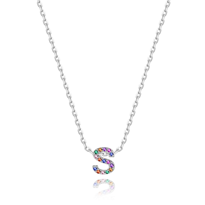 "Shinny Initial" Necklace - SophiaJewels