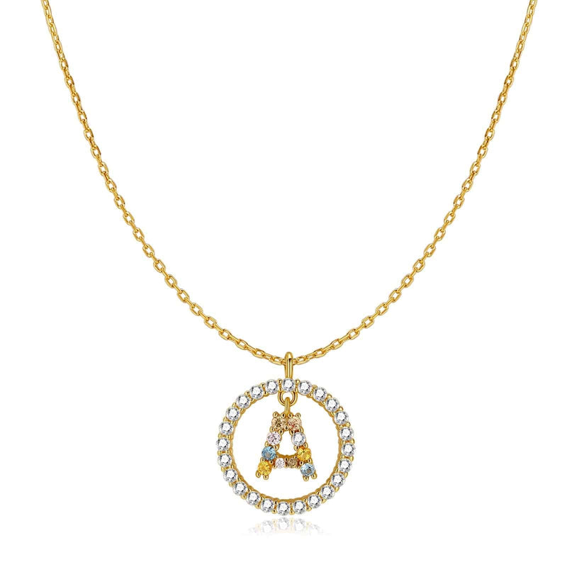 "Bright Initials" Necklace - SophiaJewels