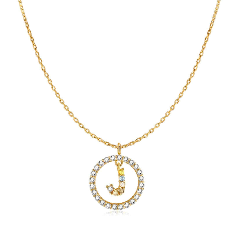 "Bright Initials" Necklace - SophiaJewels