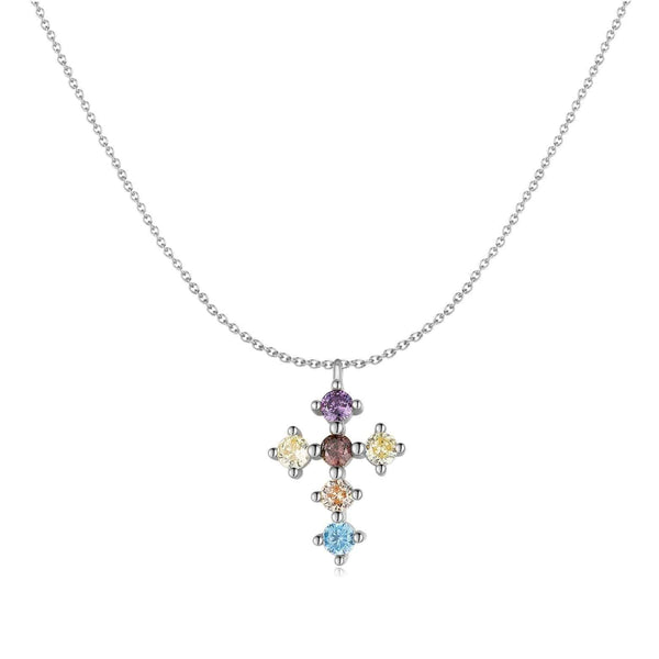 "Zirconia Cross" Necklace - SophiaJewels