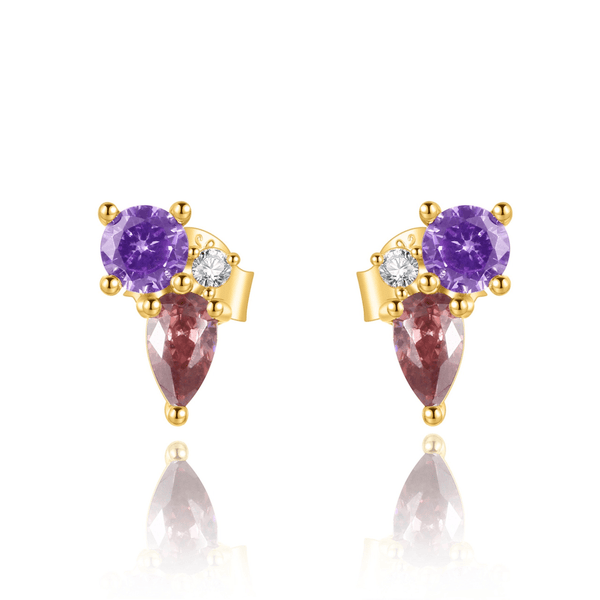 "Purple" Earrings - SophiaJewels