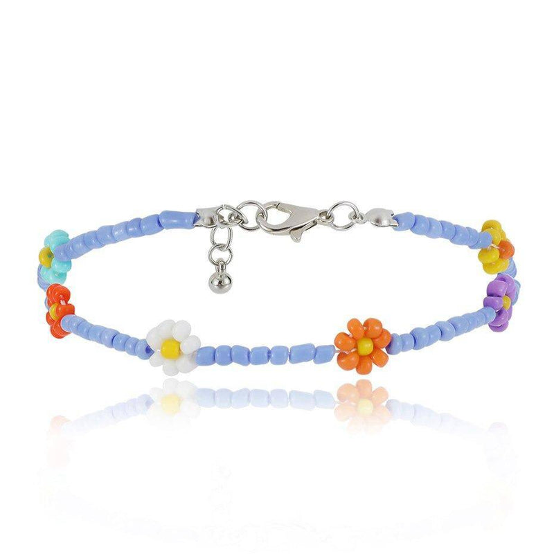 "Little Flowers" Anklet ~ Multicolour - SophiaJewels