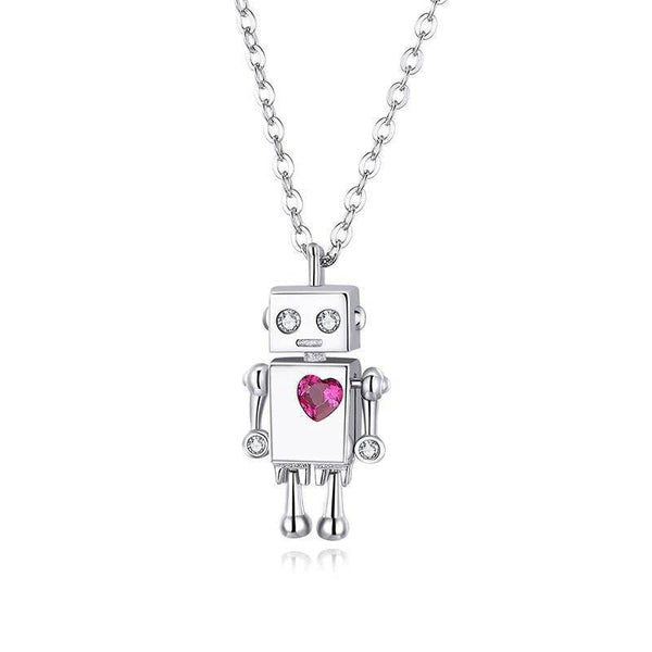 "Robot Lover" Necklace - SophiaJewels