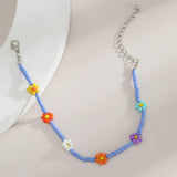 "Little Flowers" Anklet ~ Multicolour - SophiaJewels