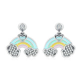 "Rainbow Love" Earrings - SophiaJewels