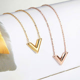 "Victory" Necklace ~ Gold - SophiaJewels