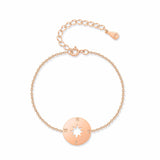 "Wind Rose" Bracelet ~ Rose Gold - SophiaJewels