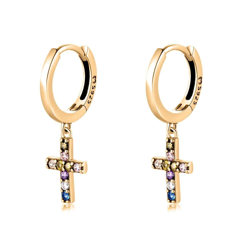 "Colour Cross" Earrings - SophiaJewels