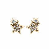 "Double Star" Earrings - SophiaJewels