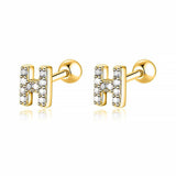 "White Letters" Earring - SophiaJewels