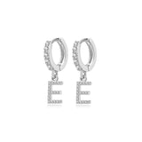 "Initial Hoops" Earrings - SophiaJewels