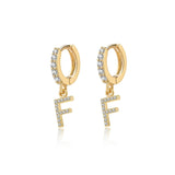 "Initial Hoops" Earrings - SophiaJewels