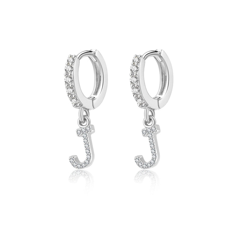 "Initial Hoops" Earrings - SophiaJewels