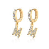 "Initial Hoops" Earrings - SophiaJewels